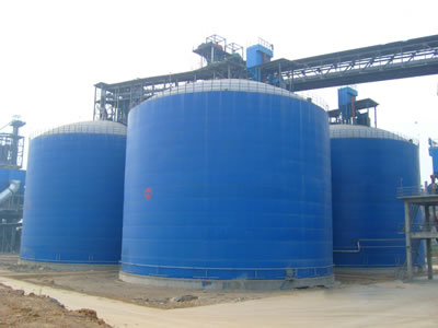 淮南水泥钢板库改造